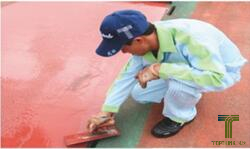 預(yù)制型橡膠跑道施工流程